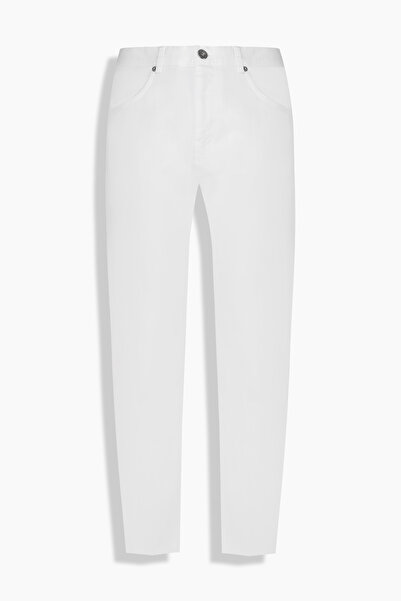 Sarar Interview Woven Fabric Cotton Relax White Pants