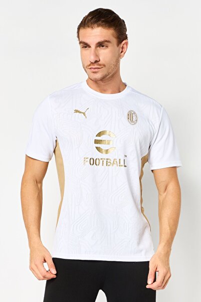 Puma Men Sportswear Fit Short Sleeve Milan AC 2024/25 Football Jersey, White