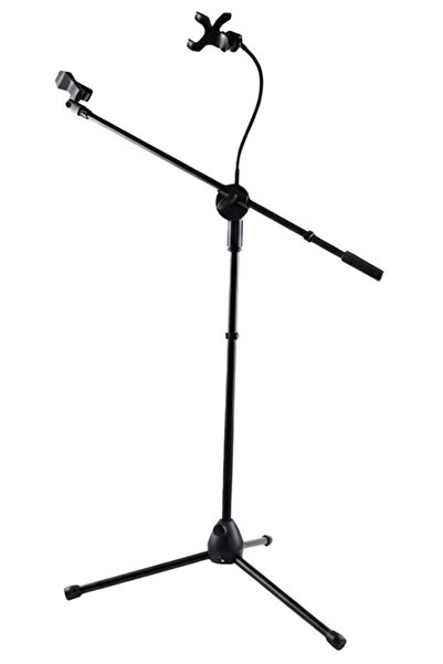 Lastvoice MS-10 Telefon Tutuculu Tripod Ayaklı Mikrofon Standı Sehpası