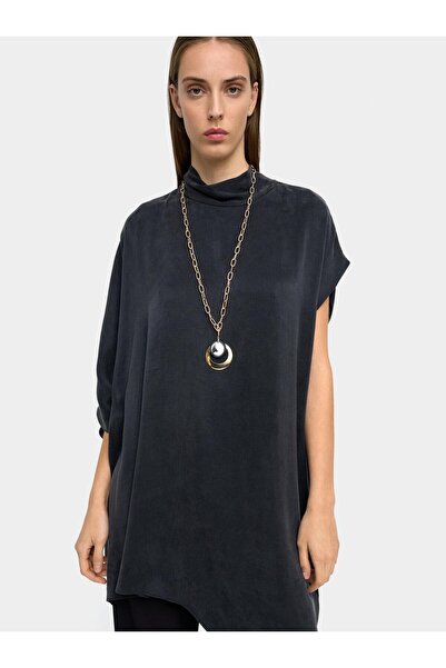 PARFOIS Oval ve Küre Bağlantılı Uzun Kolye