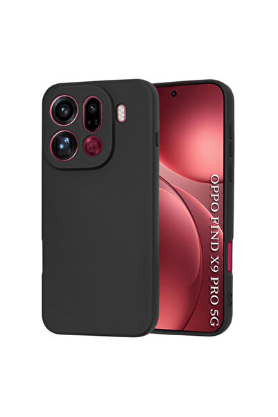 Techsuit Husă din silicon SoftFlex pentru Oppo Find X9 Pro, neagră