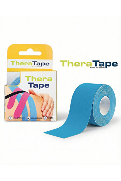 Theratape Support Your Movement Bandă sportivă de culoare albastră 5 metri X ...