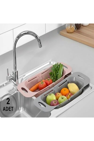 Saint Belisama Concept Sliding Adjustable Practical Sink Strainer, Adjustable...