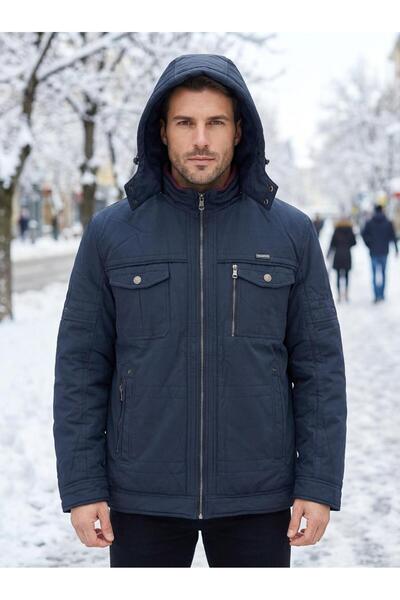 Magic Men's Fur Lined K Hooded Sports Coat