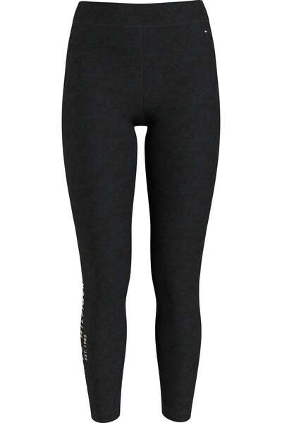 Tommy Hilfiger HERITAGE SLIM HILFIG Kadın Siyah Tayt