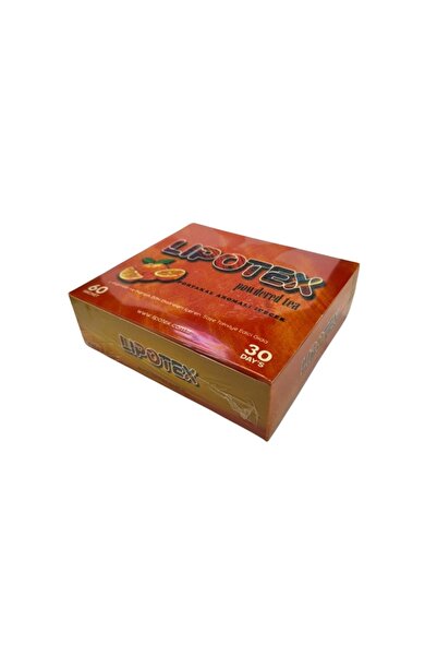 Lipotex Portakal Aromalı Bitki Detoks Çayı 60 şase 30 Günlük