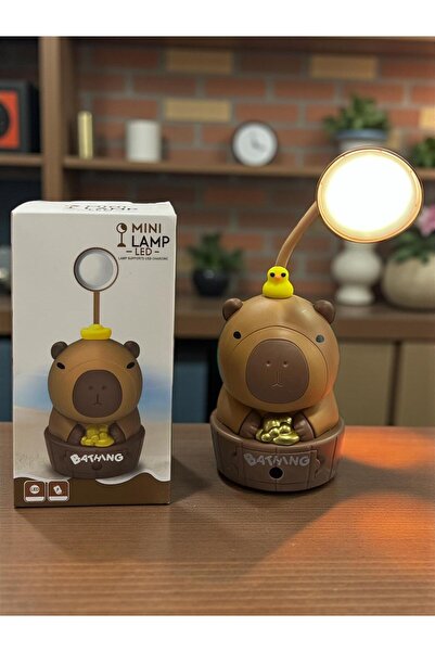 Led CAPYBARA KİTAP OKUMA VE MASA LAMBASI (KALEMTRAŞLI)