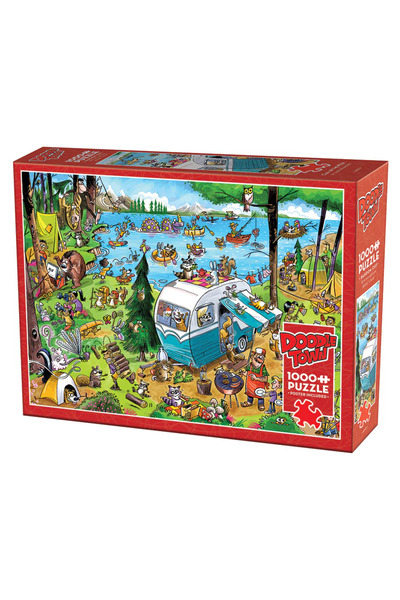 Cobble Hill Doodletown: Зовът на дивото Пъзел от 1000 части