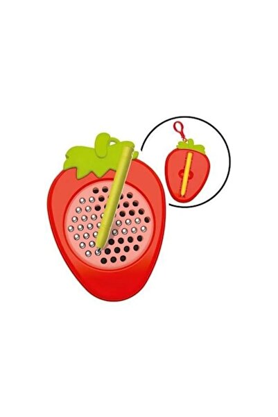 OEM Magnetic educational toy in the shape of a strawberry, with magnetic pencil, skill and concentration game