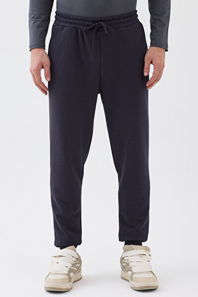 Soho Mood Ανδρικό παντελόνι αθλητικό 100% βαμβακερό ανθρακί χωρίς σαρντόνια με 3 κλωστές