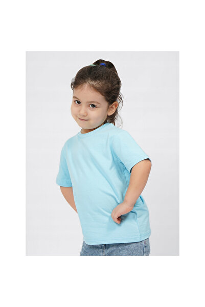 Mod Kids Tricou Sportiv Copii, MOD KIDS, Bumbac, Albastru Deschis, 152 cm