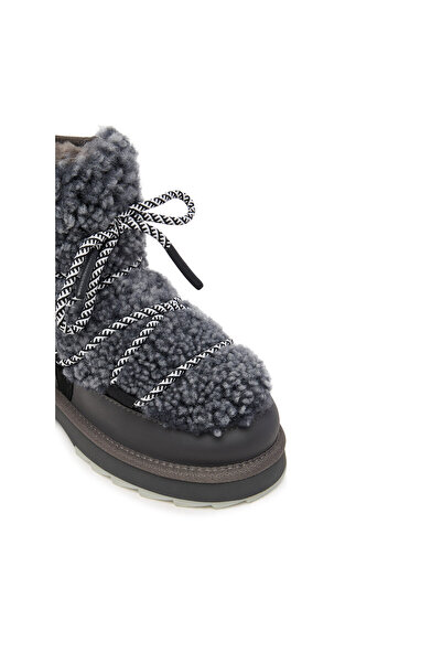 EMU Australia Snow Boots Women's Charcoal Blurred Teddy
