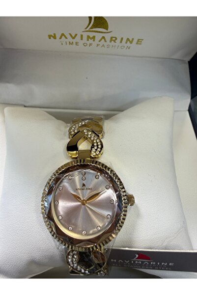 Navimarine Steel Case Steel Band Women Wristwatch