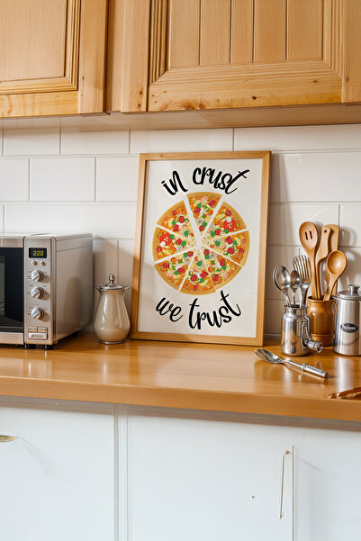 gxe.art Pictură de bucătărie cu rame din lemn pentru iubitorii de cafea # 16