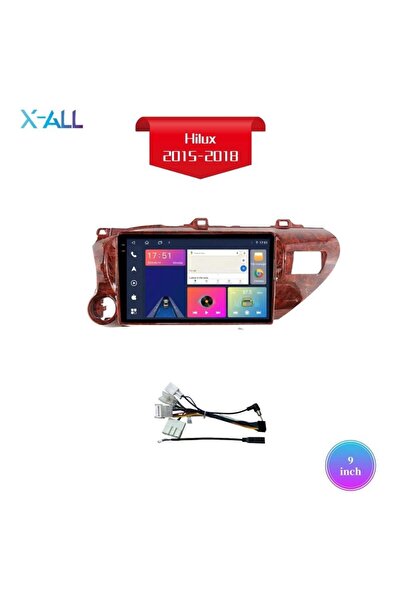 X-All Toyota Hilux 2015-2018 screen, TS10 processor, 8GB RAM, 128GB storage, CarPlay support, chip compatible