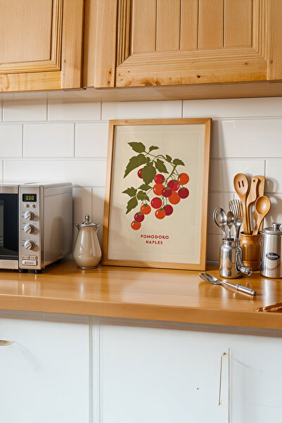 gxe.art Estetica modernă a bucătăriei |   Pictură cu poster cu rama din lemn ...