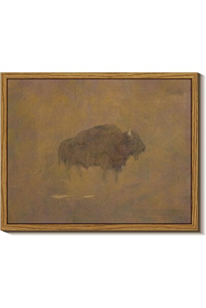ALAYRA International Framed Vintage Canvas 30x40 cm, Minimalist Oil Painting,...