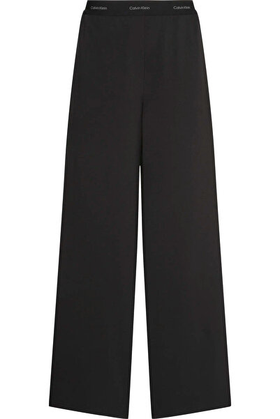 Calvin Klein PONTE LOGO WB TROUSER Kadın Siyah Kumaş Pantolon
