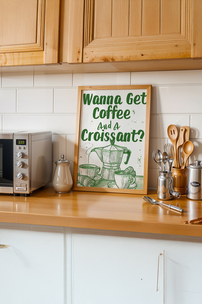 gxe.art Pictură cu cadru din lemn tematică pentru bucătărie gourmet # 25