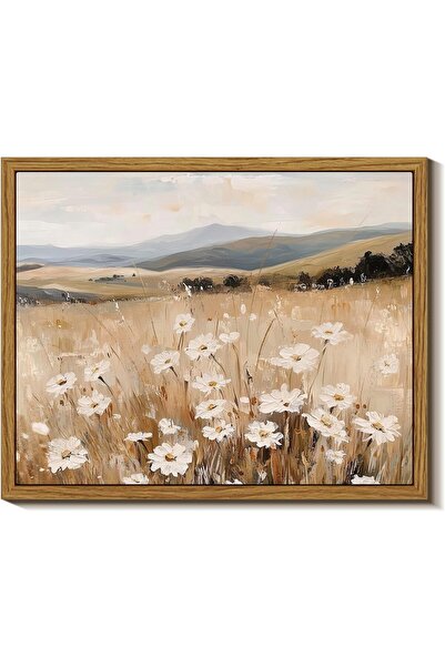 ALAYRA International Framed Vintage Canvas 30x40 cm, Minimalist Oil Painting,...