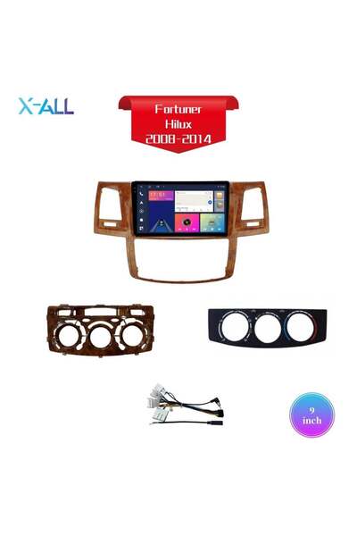 X-All Toyota Fortuner/Hilux 2008-2014 screen, TS10 processor, 8GB RAM, 128GB ...