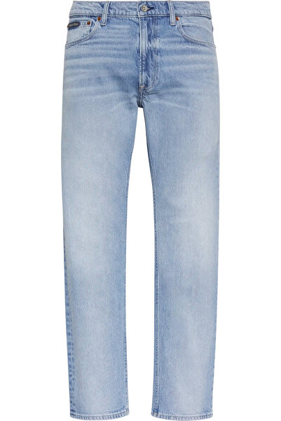 Calvin Klein SLIM STRAIGHT MEDWAY BLUE JEAN Мъжки сини дънки
