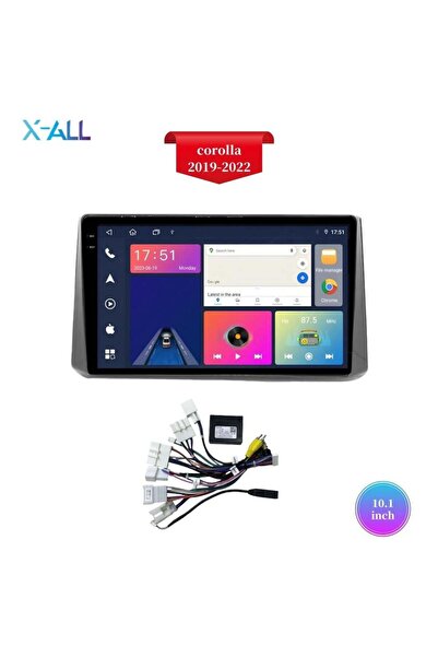 X-All شاشة تويوتا كورولا 2019-2022 معالج TS18 رام 4 ذاكرة 64 كاربلاي تدعم شريحة