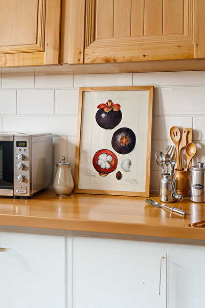 gxe.art Ζωγραφική αφίσα με θέμα την Νόστιμες Στιγμές με ξύλινο πλαίσιο # 50