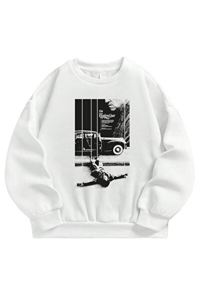 SVART WEAR The Godfather με τύπωμα oversized Unisex Φούτερ