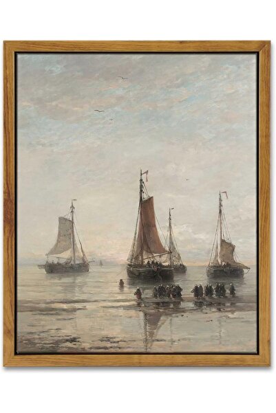 ALAYRA International لوحة زيتية عتيقة مؤطرة مقاس 30×40 سم، بتصميم بسيط، مناسب...