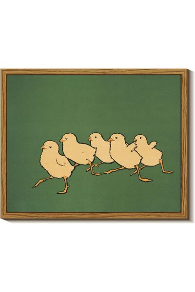 ALAYRA International Unframed Wall Art 30x40 cm, Vintage Minimalist Canvas, N...