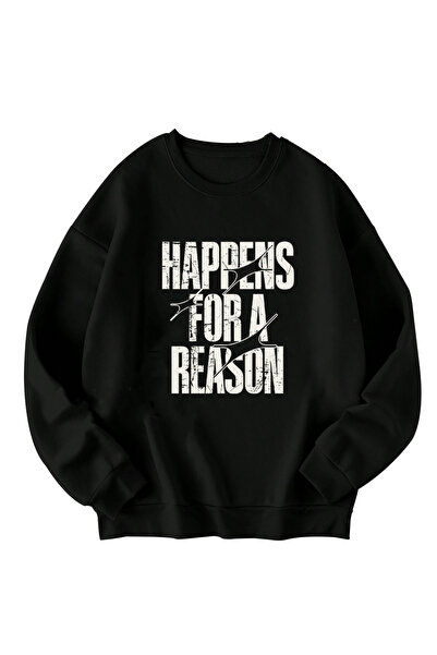 SVART WEAR Happines For A Reason με τύπωμα oversized Φούτερ Unisex