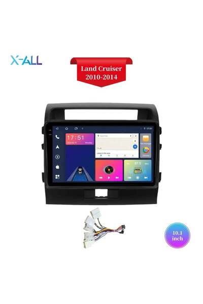 X-All شاشة تويوتا لاندكروزر 2010-2014 معالج TS10 رام 4 ذاكرة 32 كاربلاي تدعم