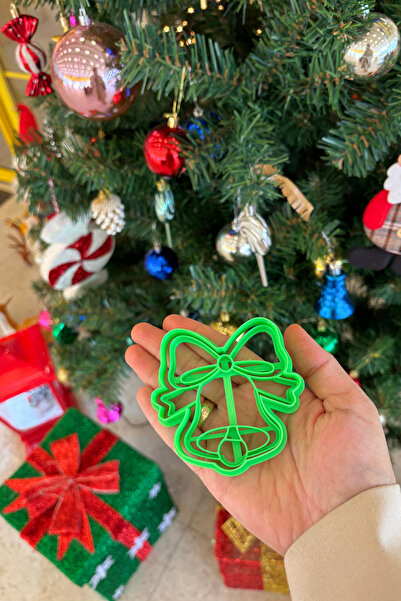 CESTOPİENO Double Bell Dough Shaper Set/Cookies, Ceramic, Polymer Clay, Play Dough 9X10 cm