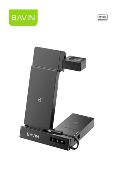 Bavin قاعدة شحن لاسلكية 6 في 1 C-D-PC1069 للساعات الذكية والهواتف المحمولة