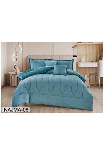 SNOOZYL Single and a half star velvet winter faux fur bedspread 170x230