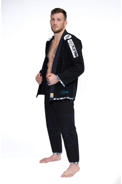 Top Ten Jiu Jitsu (BJJ) Suit "Mohicans" TOP TEN, Black, 200cm