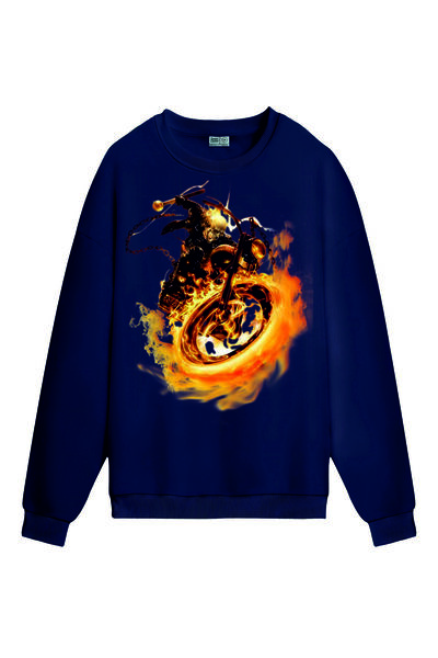 PİXELİA سويت شيرت جوست درايفر مطبوع