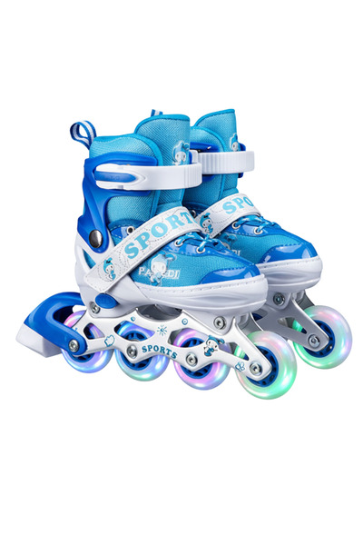 Furkan Toys Tekerleri Işıklı Ayarlanabilir (2+2 veya 2+1+1) Kutulu Premium Al...