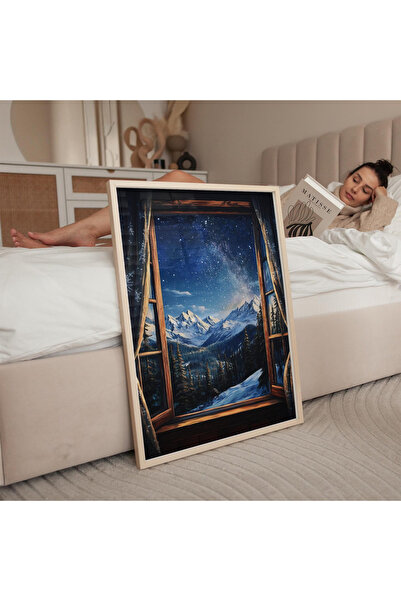 woodhomeworks Ένα τεμάχιο Διακόσμηση γραφείου σαλονιού ζωγραφική Vrynt