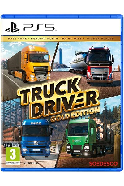 Soedesco PS5 Truck Driver Gold Edition - Güvenlik Jelatinli Kutuda SIFIR