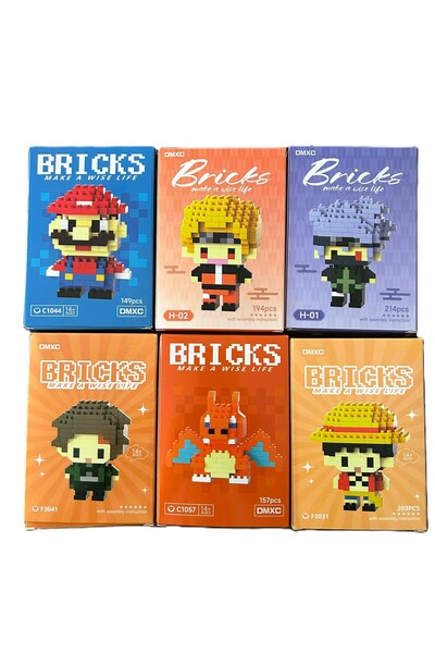 Twins Stars 1 ADET Bricks Mini Figür (Rastgele)