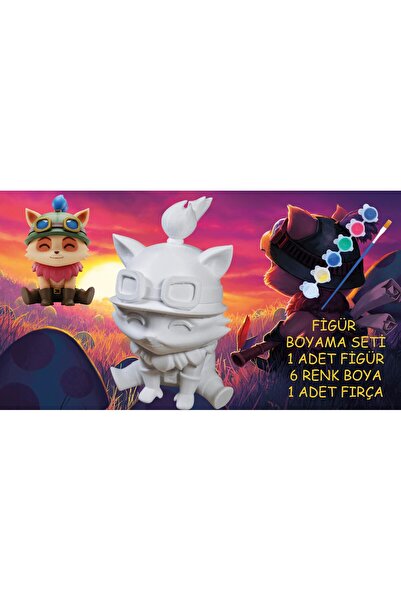 nihonwosekai League of Legends Teemo Figür Boyama Seti
