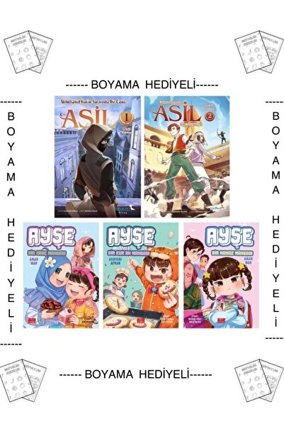 Aile Yayınları Boyamalı (5) Abdülhamit Hanın Sarayında Bir Casus Asil 1 - 2 A...