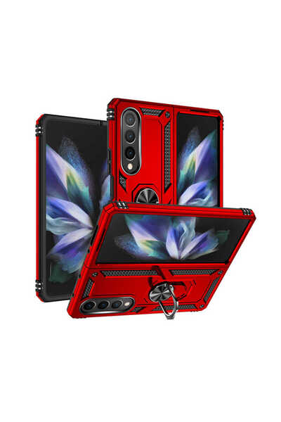 Netzy Galaxy Z Fold 4 Compatible Safa Vega Case-Red