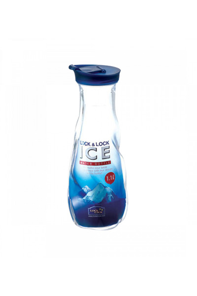 locknlock زجاجة مياه أكوا، سهلة الإمساك، سعة 1.1 لتر، مصنوعة من البلاستيك