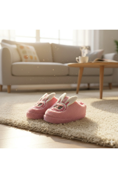 Valenta Sevimli Labubu Eva Taban Sıcacık Dış Mekan Ve İç Mekan Kreş Ayakkabıs...