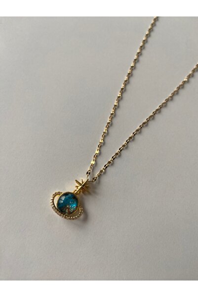 Çelik 316 L Kolye Gezegenli