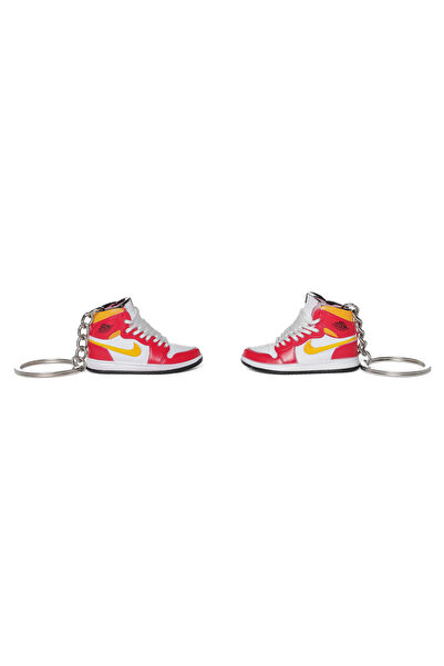 JORDAN 1 High Light Fusion Red Set Keychains