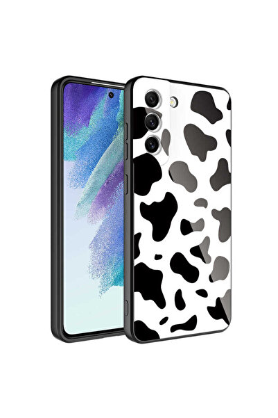 Netzy حافظة من السيليكون الصلب بنمط SAFA متوافقة مع كاميرا Galaxy S21 FE - NO7